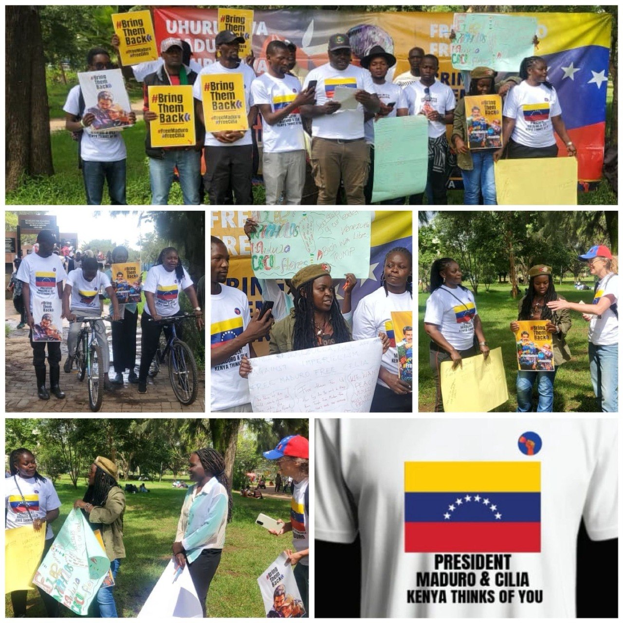 Desde el Parque Uhuru: solidaridad keniana alza la voz en favor de Venezuela
